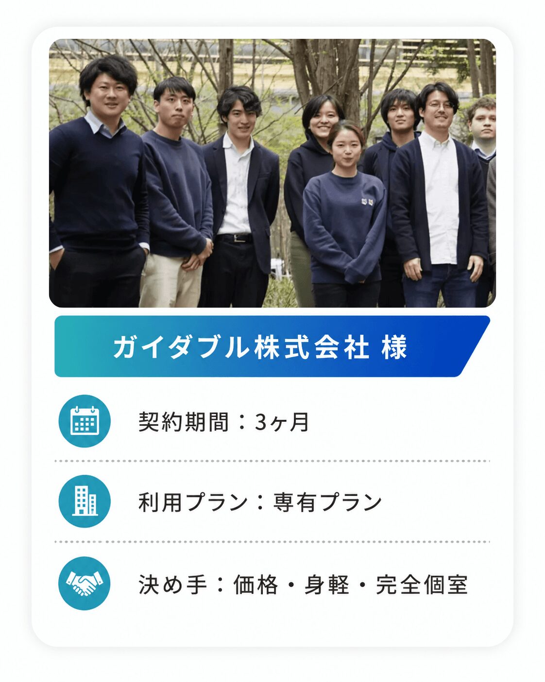 3ヶ月利用(ガイダブル株式会社様)